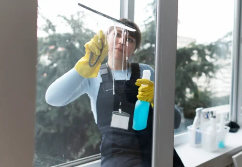 Nettoyage de vitres intérieures et extérieures à Paslières